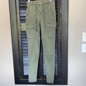 American eagle x-long green super stretch jeans